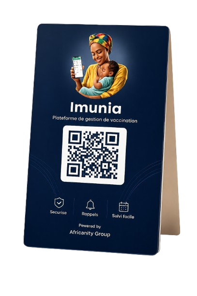 Carte QR physique Imunia