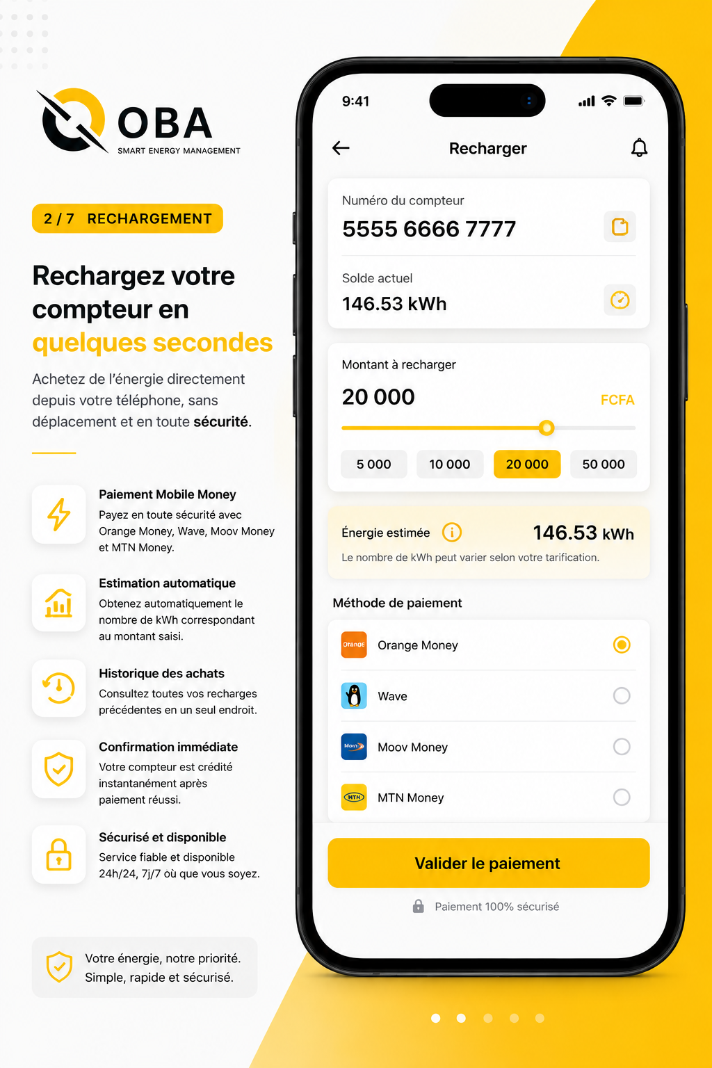 Recharges simplifiées