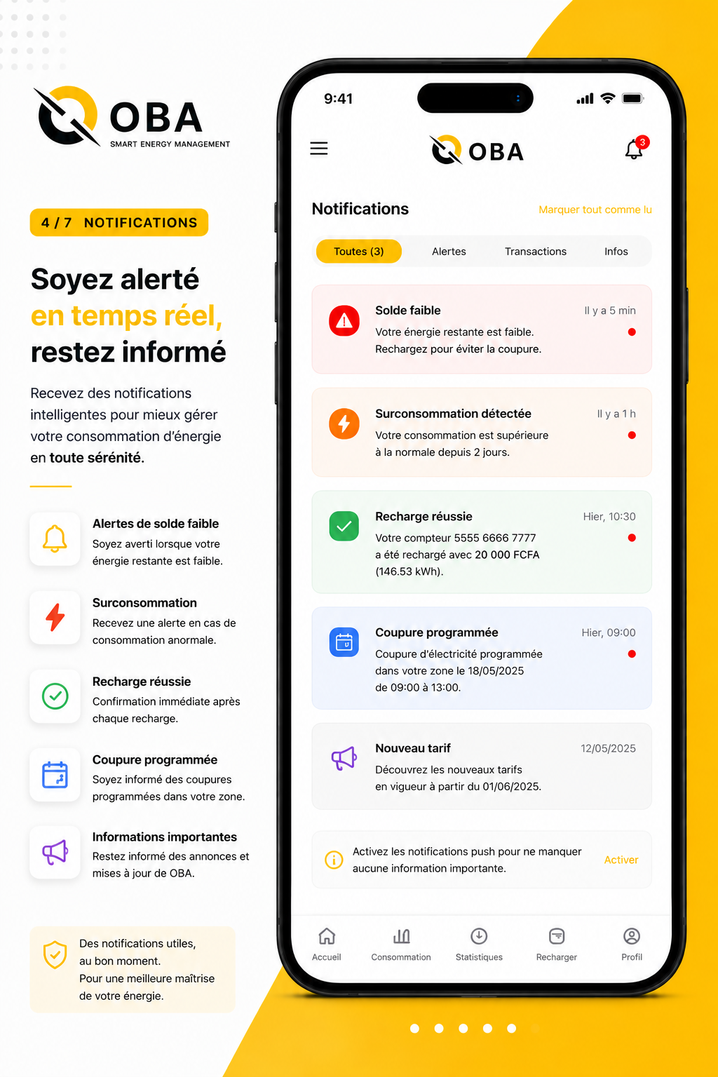 Notifications & alertes