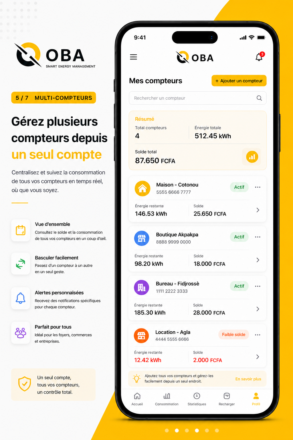 Gestion des Compteurs